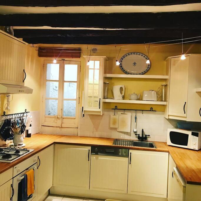 Historic French Townhouse Villa Saint-Thibéry Eksteriør billede